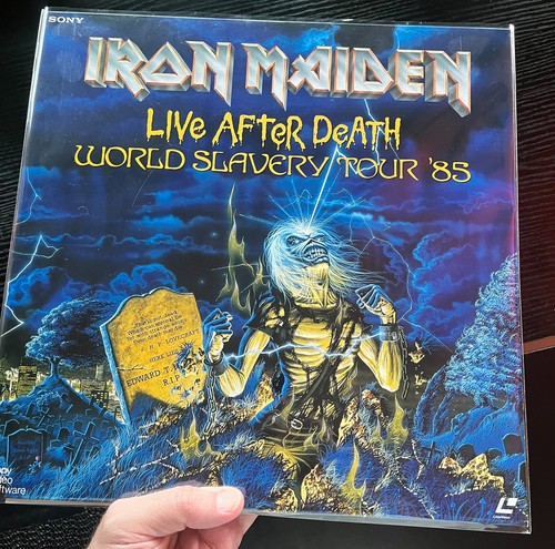 Laserdisc iron maiden live - laserdisc,
