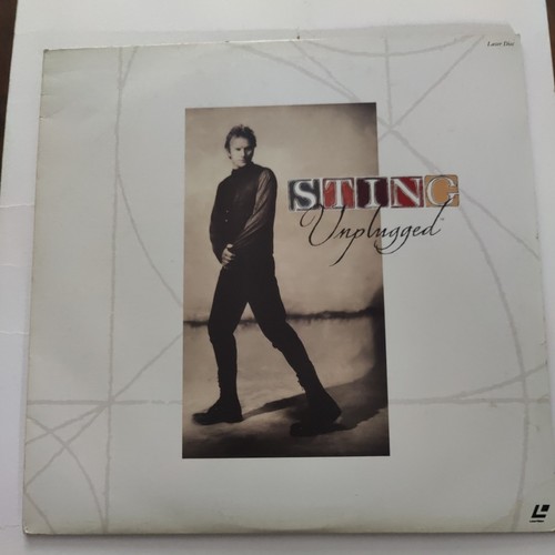 Sting unplugged laserdisc - sting,