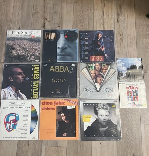 Laserdisc music video lot - 11,