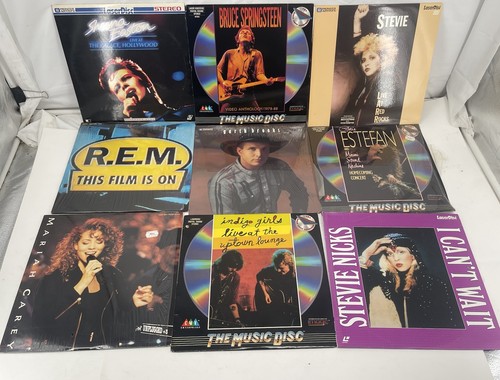 Lot music laserdiscs stevie - 9,