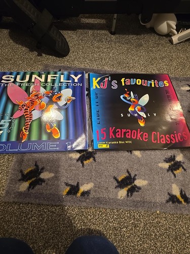 Sunfly karaoke laserdiscs - 2x,