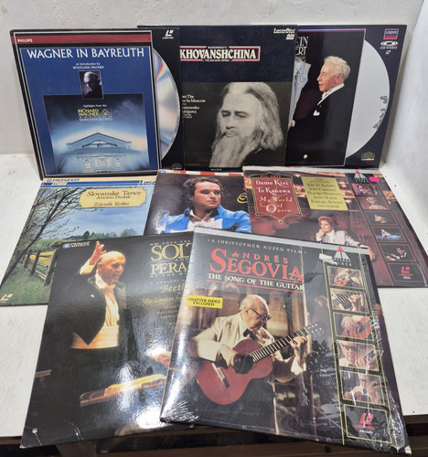 Lot vintage laserdisc - lot, laser