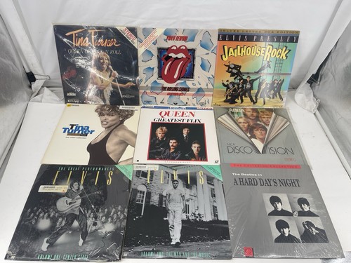 Music laserdisc lot beatles - music,