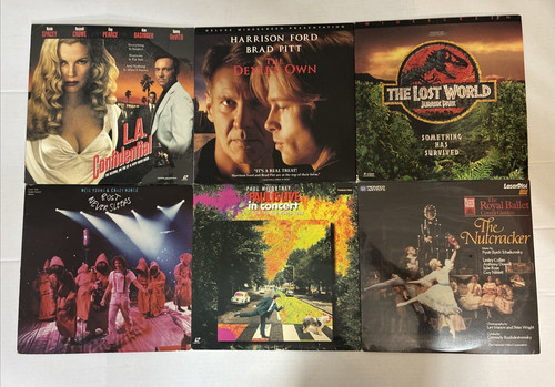 Laserdisc lot movies music - lot, 6